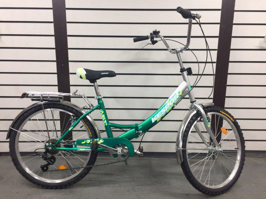 Складной велосипед Kespor FS 24-6 sp зеленый Wels