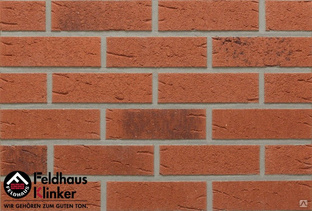 Клинкерная плитка Feldhaus Klinker 240х9х52 мм terracota rustico carbo 