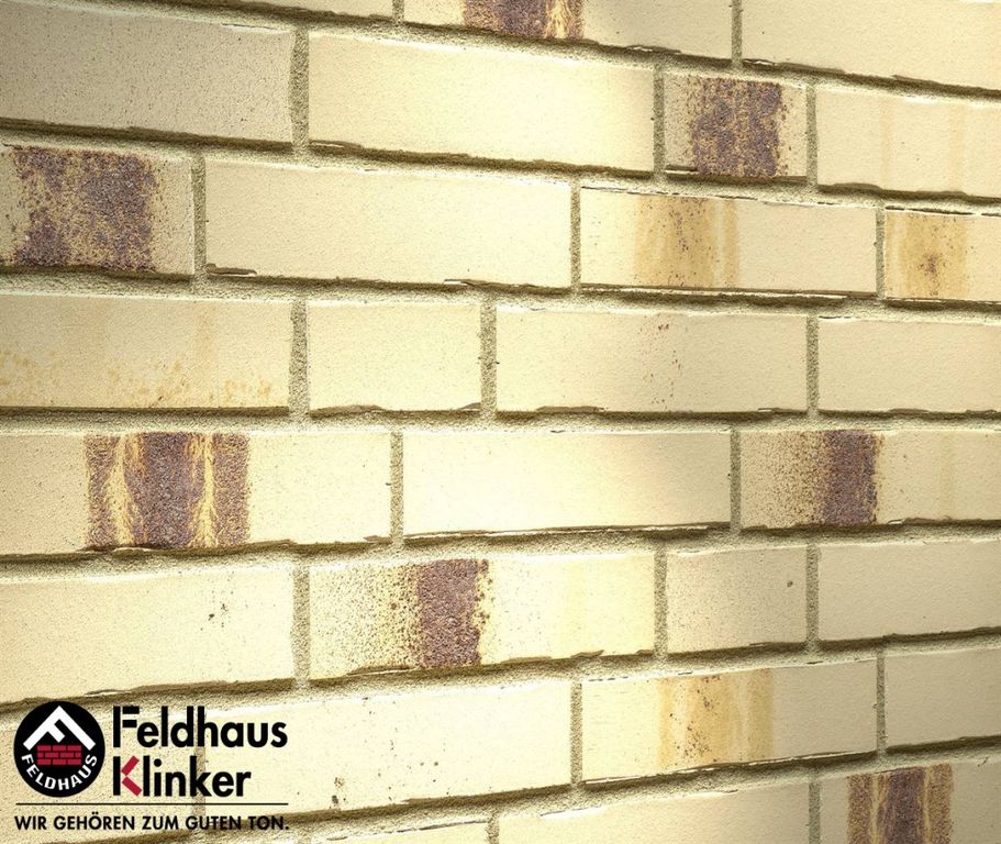 Клинкерная плитка Feldhaus Klinker 240х52х14 мм bacco crema maron