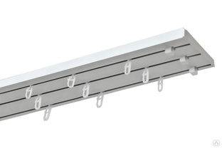 Длина карниза для штор потолочного 2 х полосного