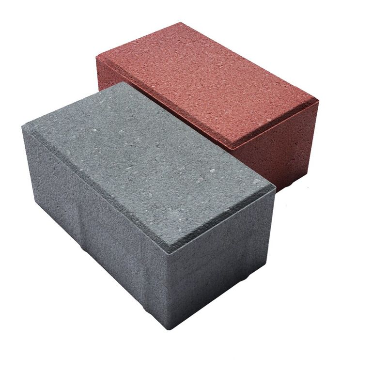 Камень бортовой бетонный тротуарный «Брусчатка» 198x98x60