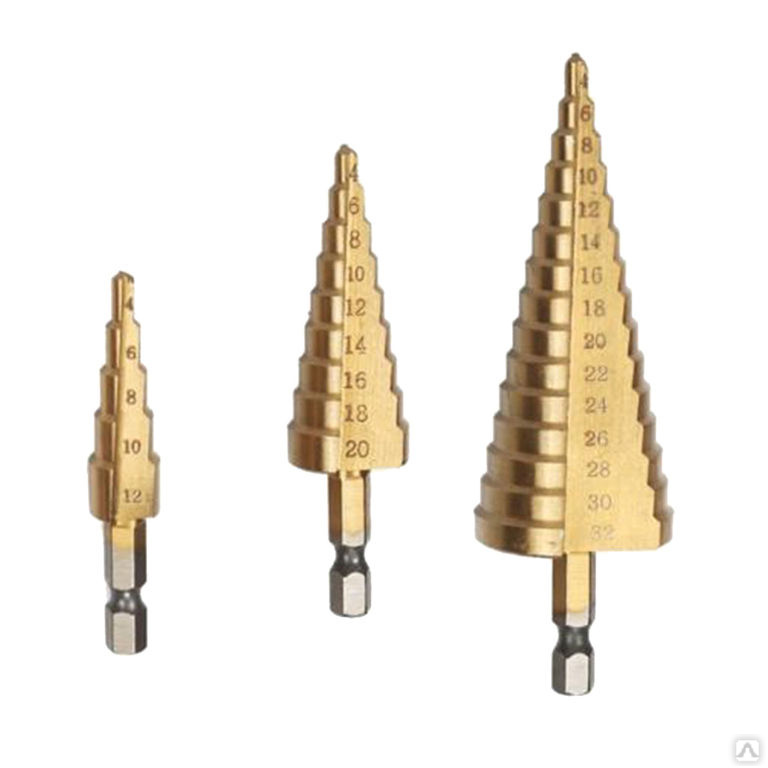 Сверло многоступенчатое, SPARK LUX 4*12