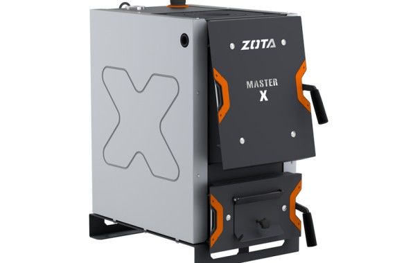 Котел стальной твердотопливный Zota Master X-12П 12 кВт