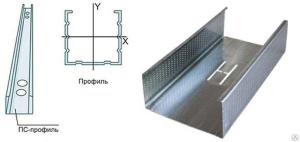 профиль для перегородок из гипсокартона 50