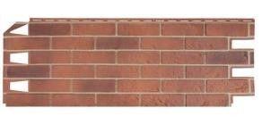 Панель фасадная Brick (Кирпич) 0,42х1 м, S=0,42 м² Dorset Красный