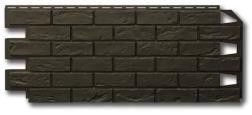 Панель фасадная VILO Brick (Кирпич) 0,42х1 м, Dark Brown Коричневый