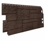 Панель фасадная VILO Sandstone 0,42х1 м, S=0,42 м² Dark Brown Коричневый