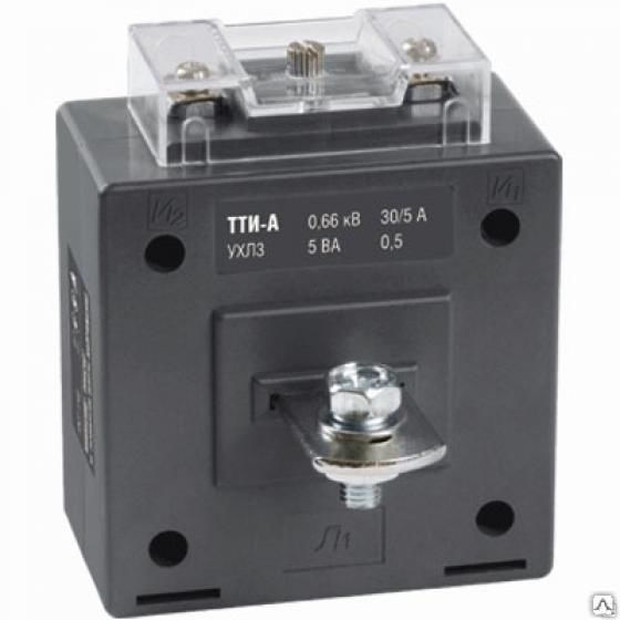 Трансформатор тока ТТИ-А 100/5А с шиной 5ВА