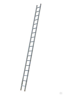 Лестница приставная односекционная алюминиевая SIBILO KRAUSE MONTO 18 ступеней (129154) #1