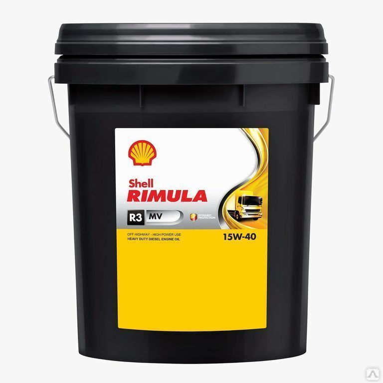 Масло моторное Shell Rimula R3 MV 15W-40 (API CI-4, CH-4) 20л.