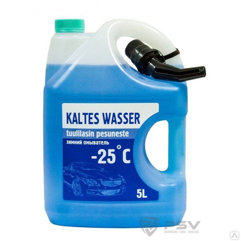 Незамерзающая жидкость "KALTES WASSER" -25 Blue 5L