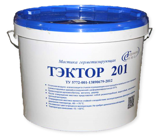 Герметик для межпанельных швов ТЭКТОР 201 12,5 кг