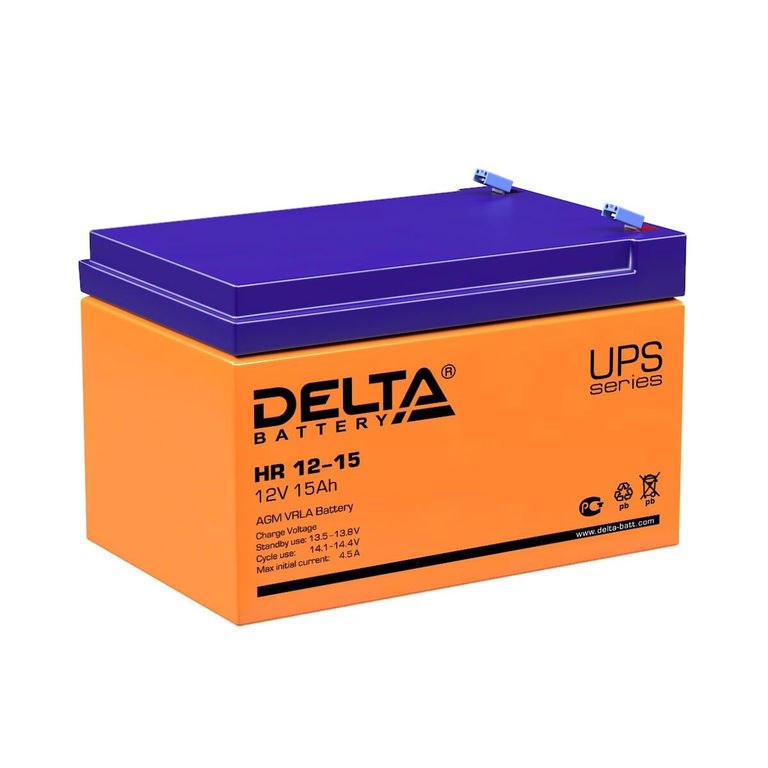 Аккумуляторная батарея Delta Gel 1215 12V, 15Ah