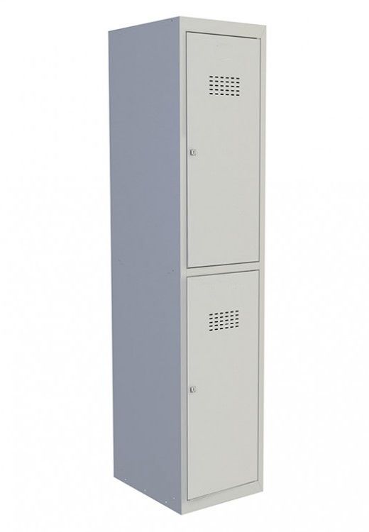 Шкаф гардеробный металлический ШГС-1850/300/2 основной Компания Сотня