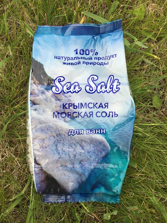 Крымская морская соль для ванн