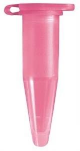 Пробирки микроцентрифужная (эппендорфа) 1,5 мл с делениями, цвет розовый, полипропилен, Италия, fl medical, упаковка 500