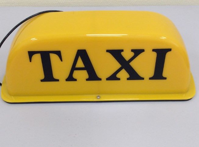 Знак "Такси", на магните, 12В