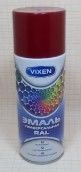 Эмаль VIXEN универсальная темно-красная, аэрозоль, 520мл, VX-13011