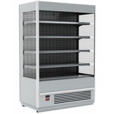 Горка холодильная Полюс FC20-07 VM 1,3-2 (Carboma Cube 1930/710 ВХСп-1,3) RAL 9006, 9003