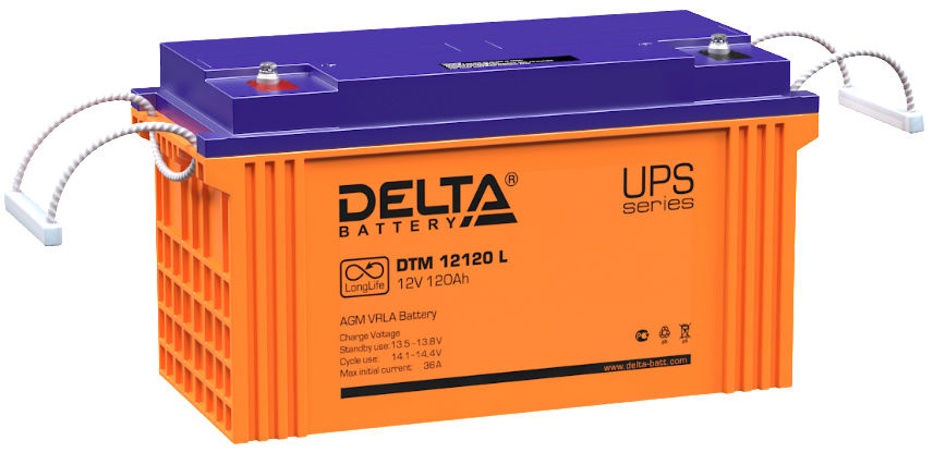 Аккумуляторная батарея Delta DTM 12120 L (12V / 120Ah)