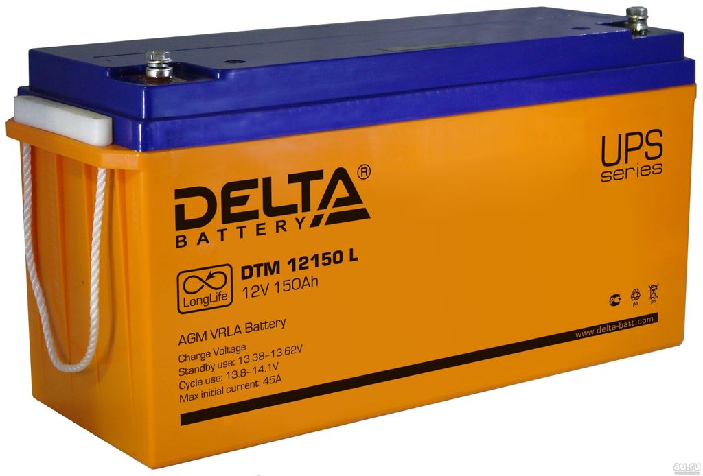 Аккумуляторная батарея Delta DTM 12150 L (12V / 150Ah)