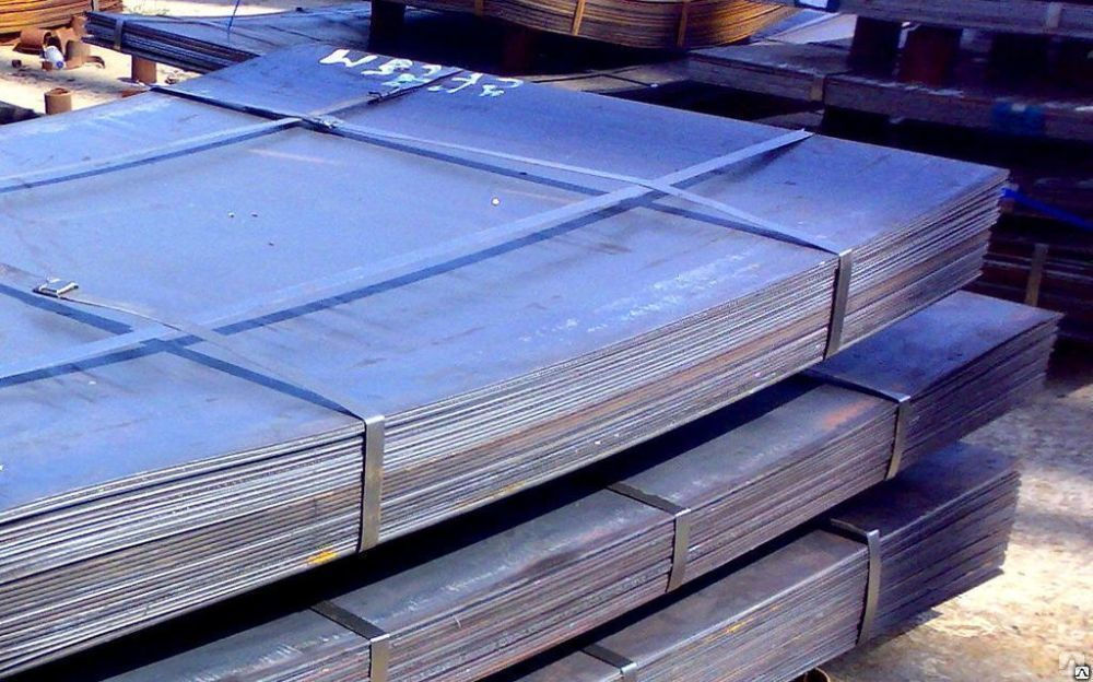 Лист стальной 130 мм сталь 09Г2С ГОСТ 19903-2015