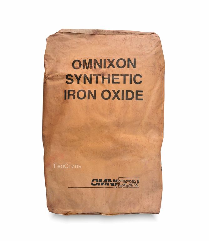 Пигмент для бетона железооксидный Omnixon BR 6862 коричневый, 25 кг