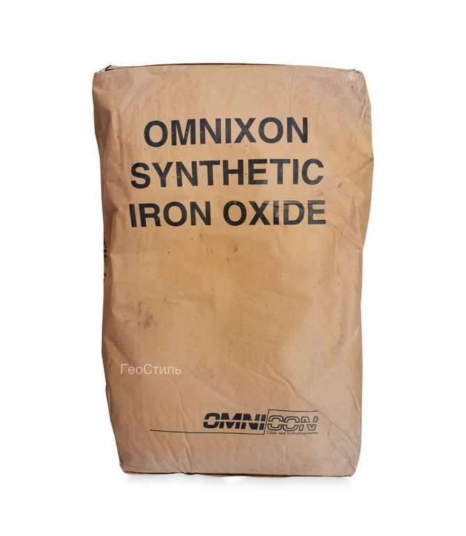 Пигмент для бетона железооксидный Omnixon BR 6869 темно-коричневый, 25 кг