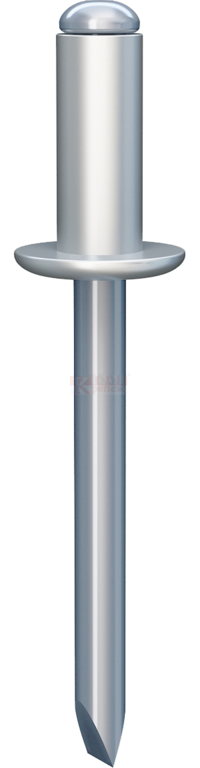 Аl/УС Заклепка вытяжная TERMOCLIP со стандартным бортиком, 4x10 мм