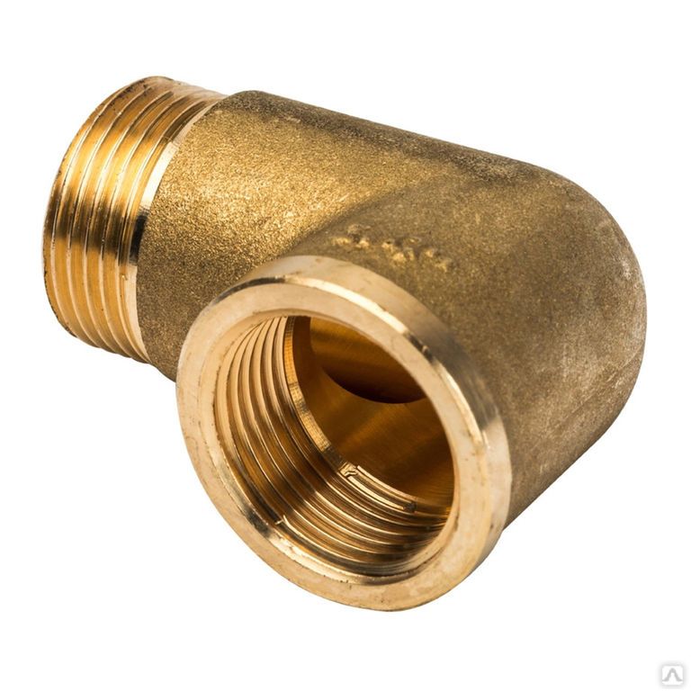 Угольник латунный ВР/НР 3/4\" General Fittings купить за 13.30 бел. руб ...