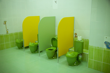 Туалетные перегородки детские ЛДСП 16 мм серия «Детские Лайт»