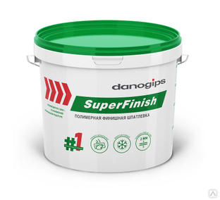 Полимерная финишная шпатлевка Danogips SuperFinish (SHEETROCK) 3л/5кг 