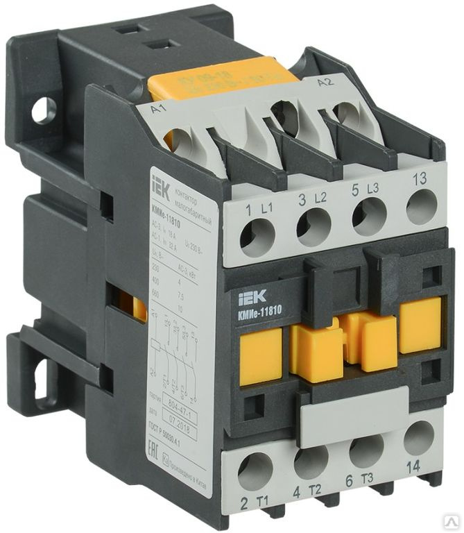 Контактор КМИ-11810 18А 230В/АС3 1НО ИЭК купить в Челябинске
