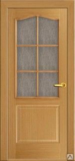 Дверь межкомнатная шпон fine-line Версаль - 2 (Дуб, Красное дерево) ПО