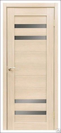 Межкомнатная дверь из экошпона модель 636 Венге, Шоколад, Сандал белый