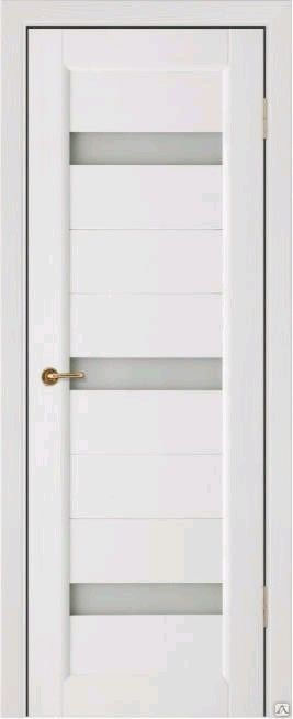 Дверь VILARIO массив сосны тонированный с обработкой Риф Леон белый, венге