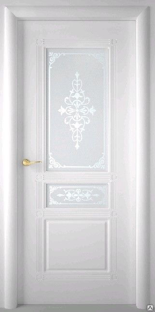 Межкомнатная дверь Эмаль белая Троя ДО
