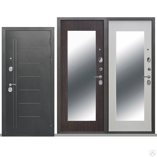 Дверь Троя MAXI Серебро Белый Ясень, Венге, 10 см