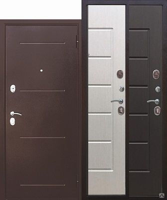 Дверь Гарда 7,5 см Антик Белый Ясень , Венге