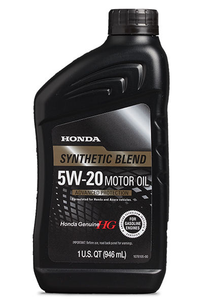 Масло моторное HONDA Synthetic Blend 5W-20 SN/GF-5 (0,946 л)
