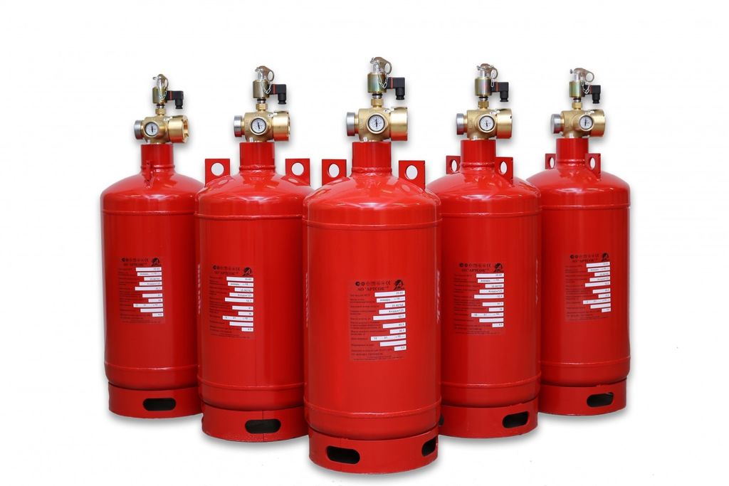 Баллоны системы пожаротушения 40 литров