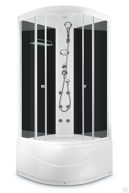 Душевая кабина 90х90 высокий поддон Domani-Spa Delight 99 High Ч/Т ...