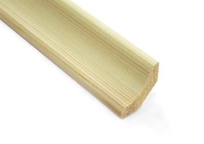 Плинтус деревянный 35 35 мм сосна/ель