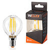 Лампа светодиодная LED WOLTA FILAMENT G45 5 Вт 545 лм E14 3000K 1/10/50
