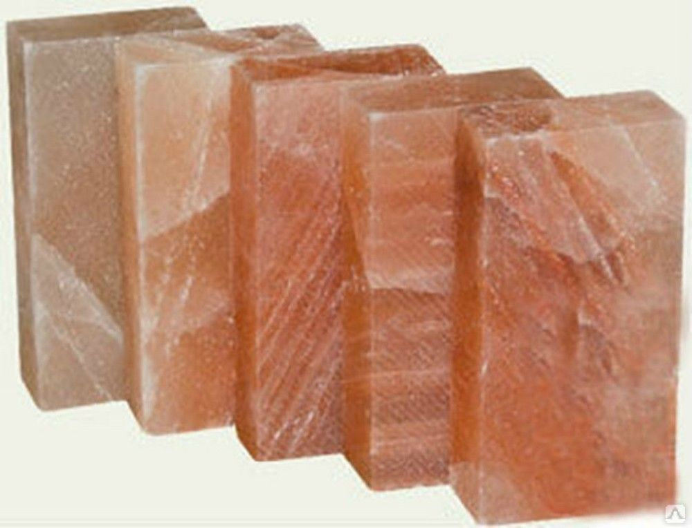 Блок из Гималайской Соли, на фото приведен пример плитки 1