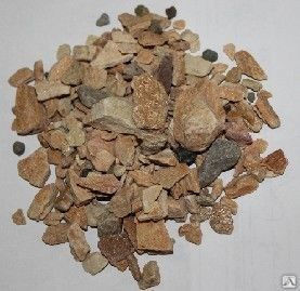 Крошка каменная Златолит 5-20 мм 19-20 кг Природная, натуральная дробленная в щебень