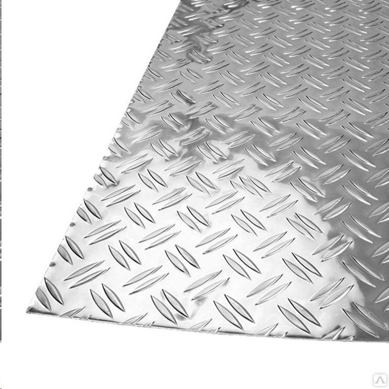 Лист алюминиевый рифленый квинтет 2,5х1500х3000 мм АМГ2НР