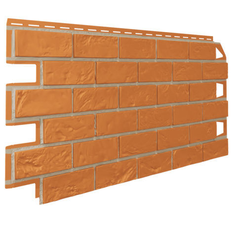Фасадная панель VOX Vilo Brick Marron со швом 1000х420 мм, 0,42 м2