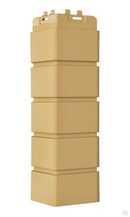 Угол для фасадной панели "Клинкерный кирпич" коричневый 410 мм #1