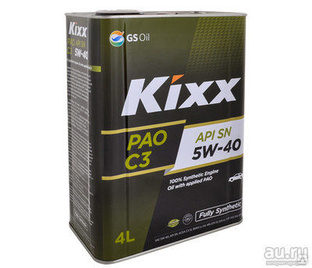 Масло моторное Kixx PAO C3 5W-40 /4л синт. 